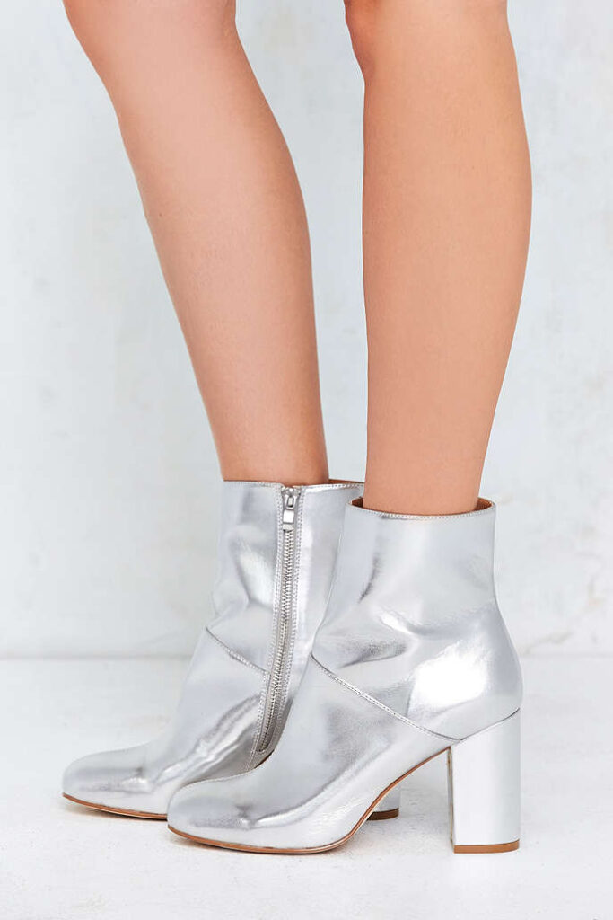 Zelda Metallic Ankle Boot