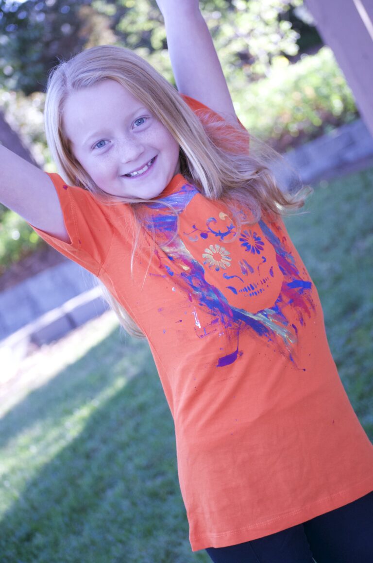 DIY Splatter Paint Shirts Cute Girls Hairstyles