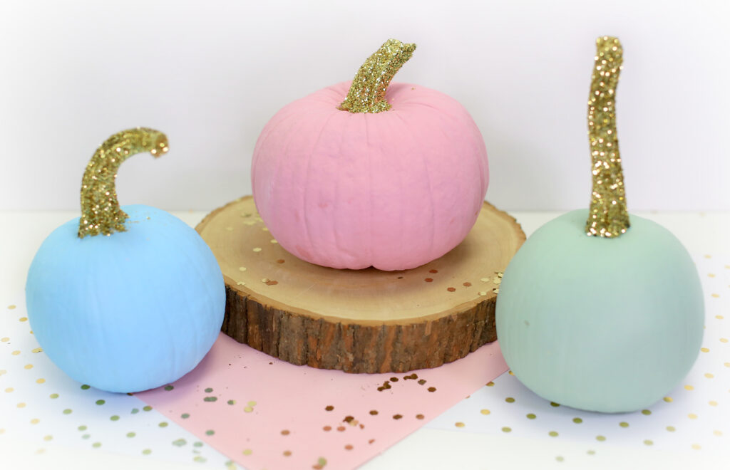 Glitter Stem Pumpkins | Kamri Noel | CGH