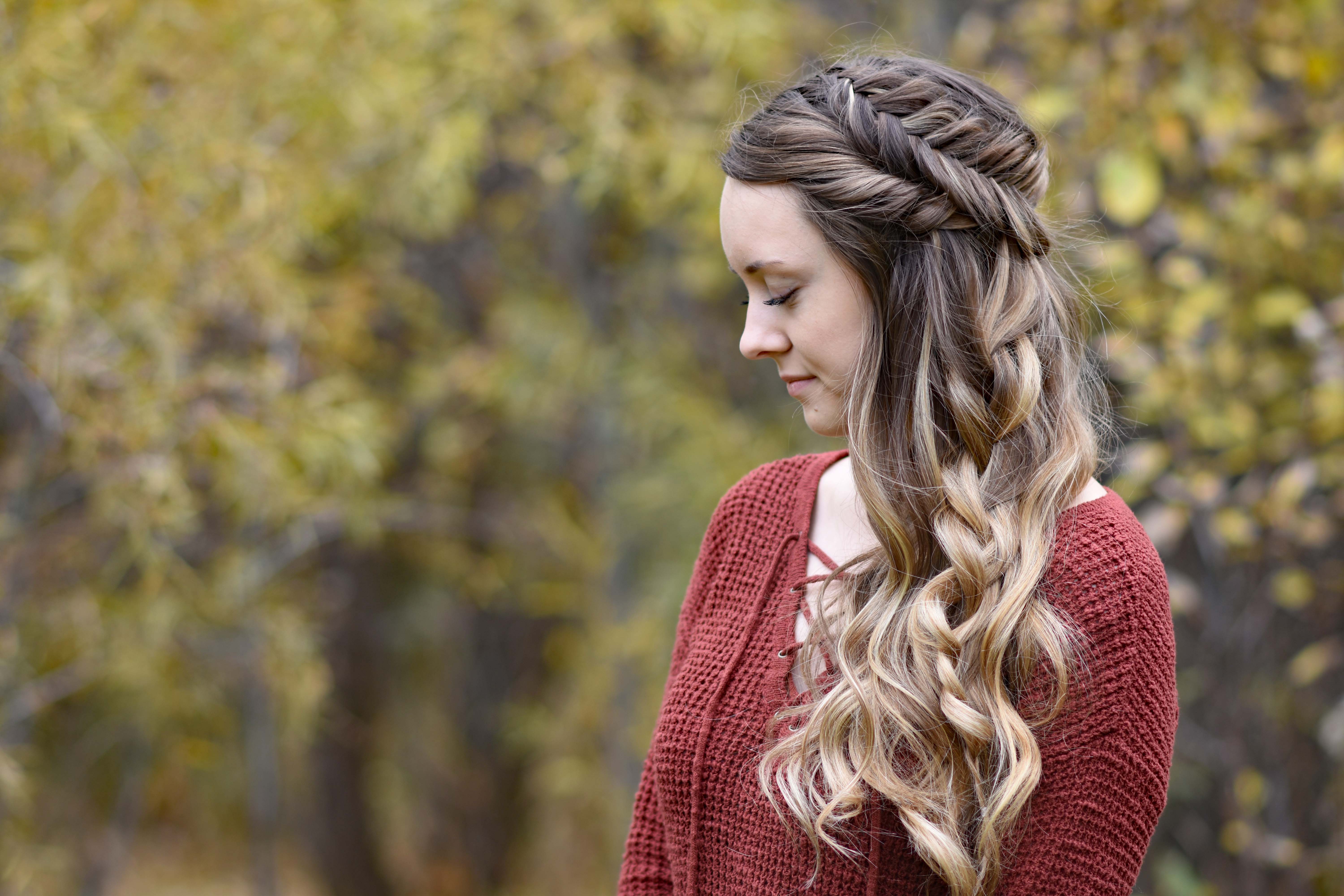 Side Elastic Braid  Cute Girls Hairstyles