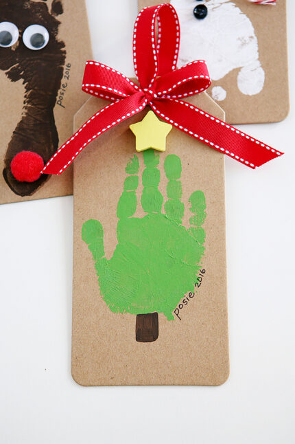 Handprint Christmas Ornaments - Cute Girls Hairstyles