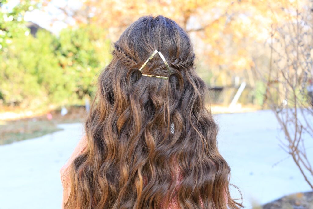 Barrette Tieback Cute Girls Hairstyles