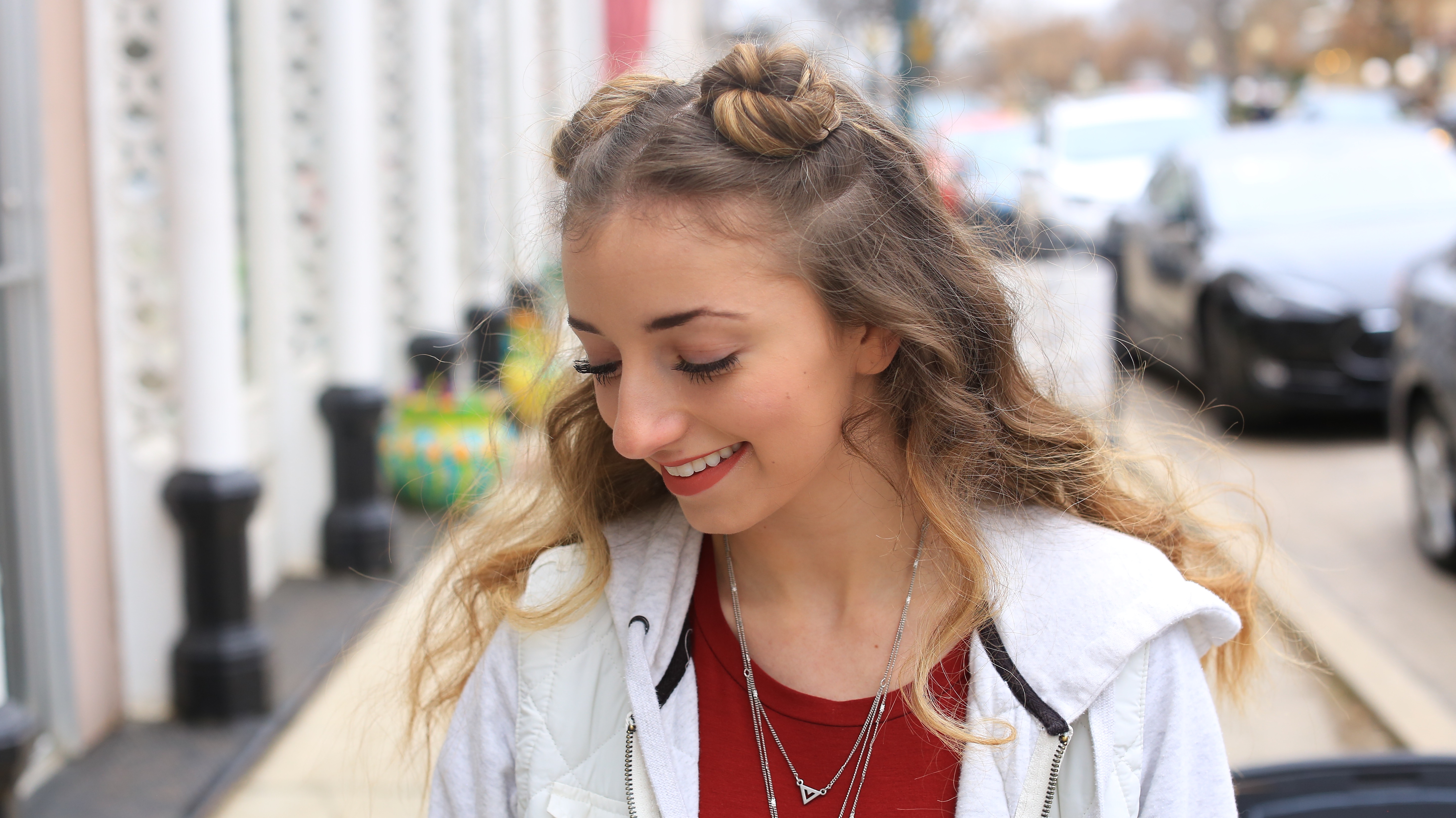 TikTok's Double Ponytail Messy Bun Hack on Fine Hair | POPSUGAR Beauty