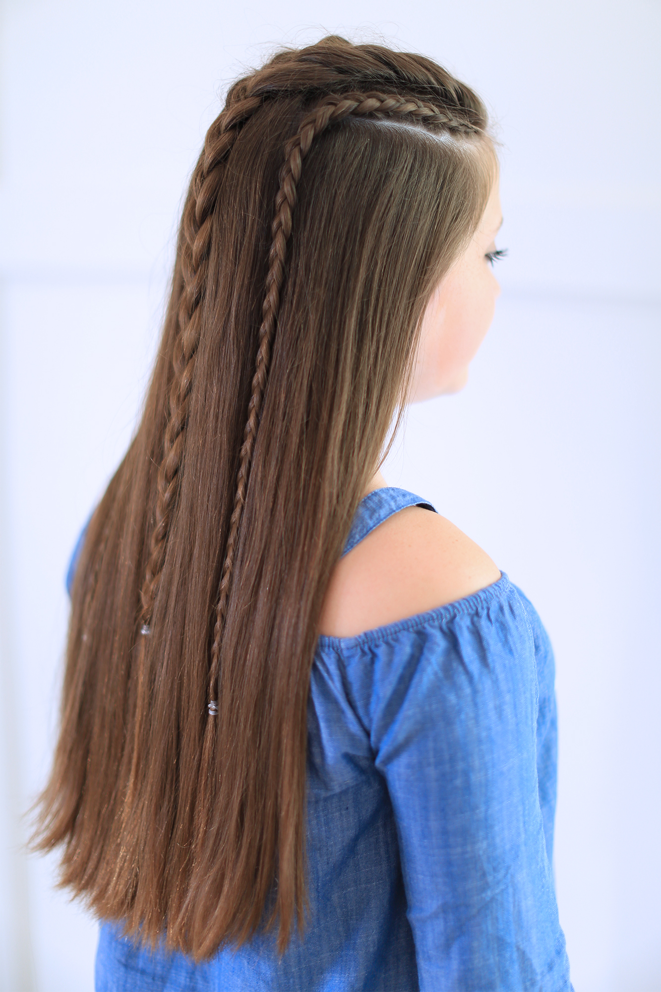 Dutch Lace Braid Combo - Cute Girls Hairstyles