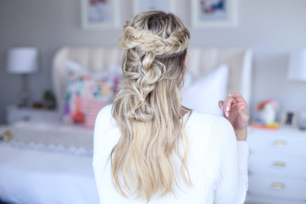 Mixed Braid Half Up - Cute Girls Hairstyles