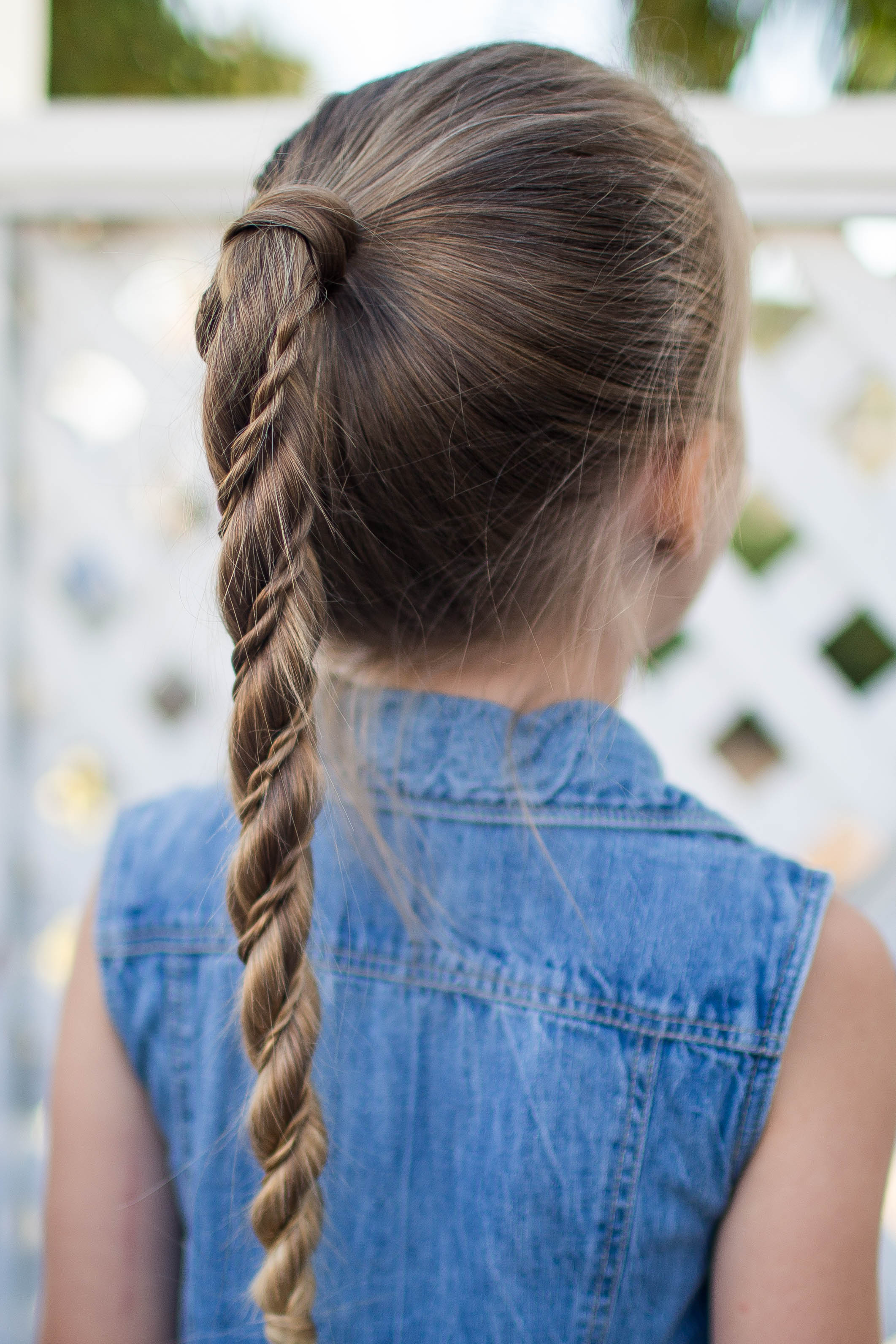 Image of Ponytail with a twist hairstyle