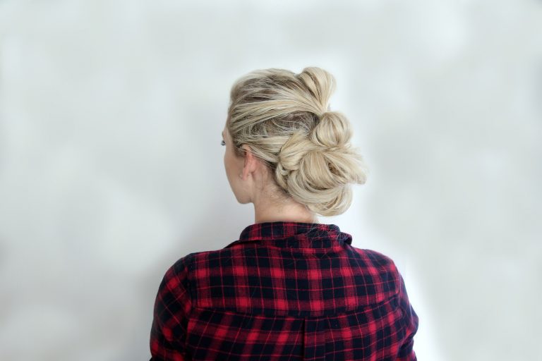 8 Half Up Half Down Bun Hairstyles That Are Easy And Chic - Two Suns Farm