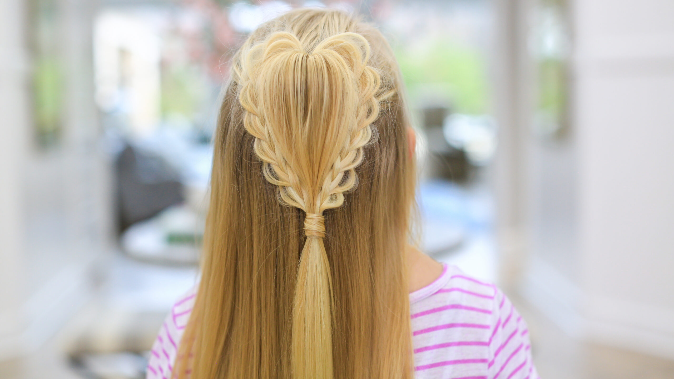 Fluffy Heart Braid | Valentine's Day Hairstyle - Cute Girls Hairstyles Fluffy Heart Braid | Valentine's Day Hairstyle - Cute Girls Hairstyles