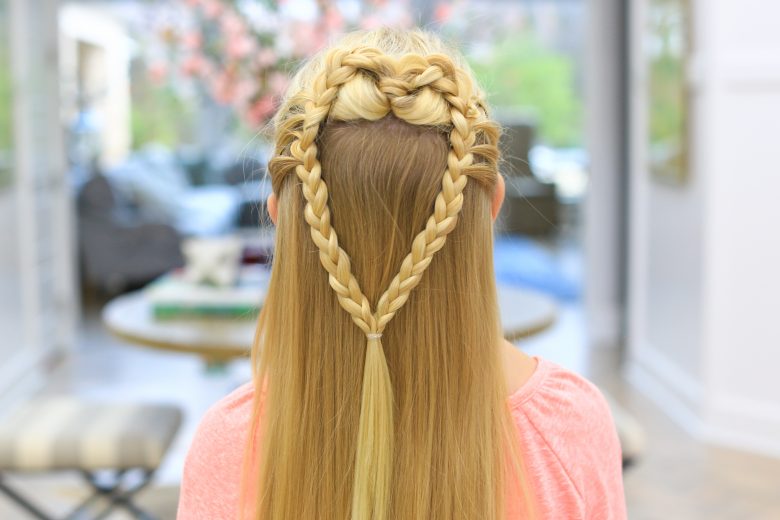 Heart Braid Cute Girls Hairstyles