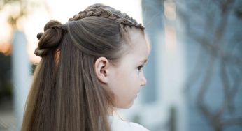 Lace Braided Bun Cute Girls Hairstyles