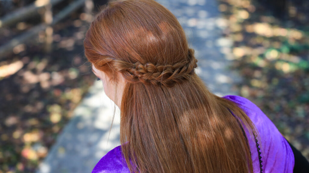 Frozen Hairstyles How To | Anna's Coronation Updo & Elsa's Braid