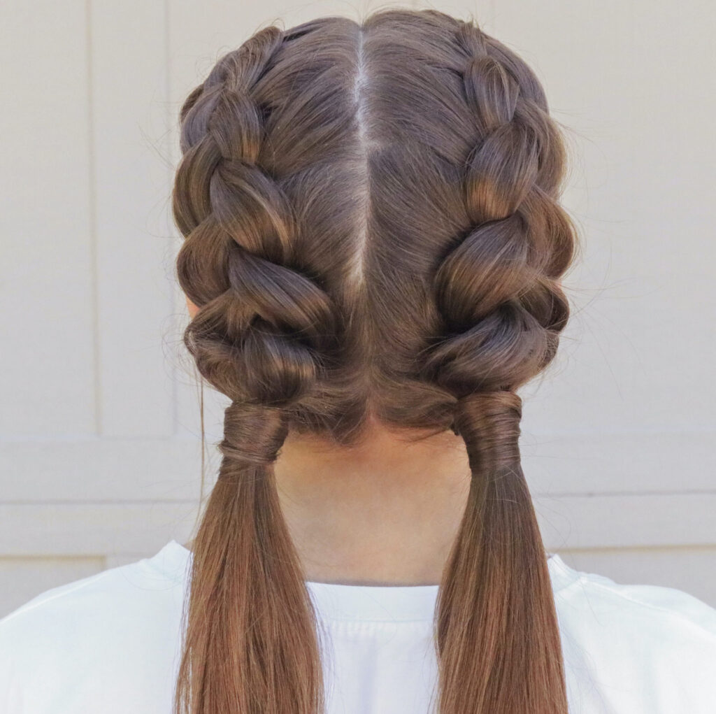 Double Dutch Wrap | Easy School Hair - Cute Girls Hairstyles Double Dutch Wrap | Easy School Hair - Cute Girls Hairstyles