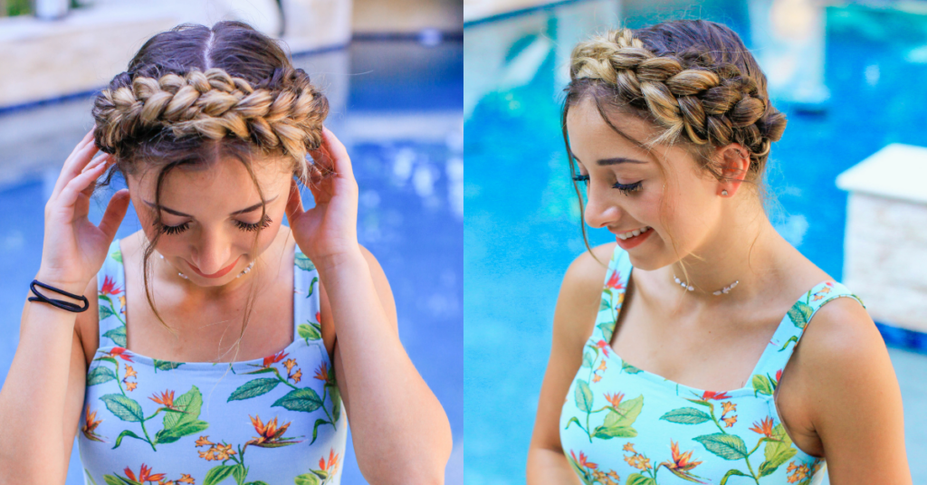 5 Minute Milkmaid Braid Tutorial  Cassi Color Lab