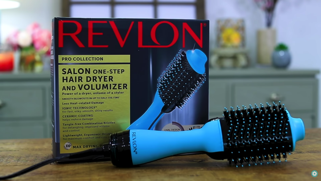 Revlon One-Step Hair Dryer And Volumizer Hot Air Brush, Mint