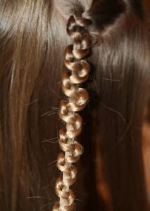 Close up view of the Tween "Slide-Up" Braid