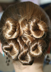 Back view of the Rosette Buns